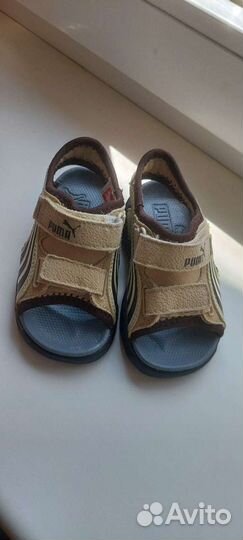 Сандали кожаные puma