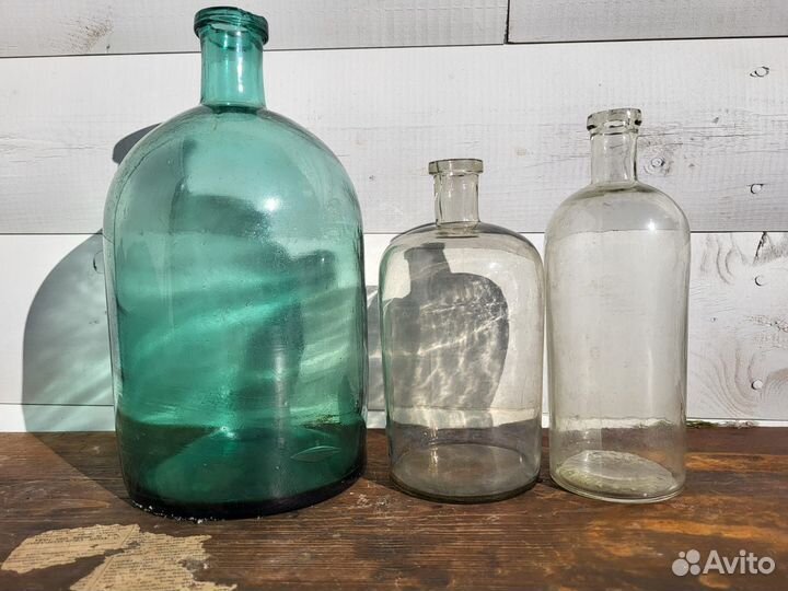 Старинные бутылки