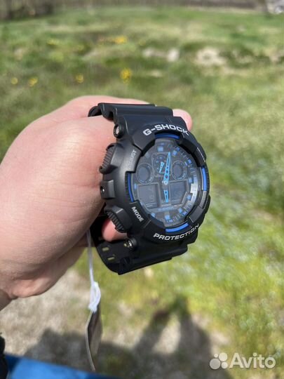 Японские наручные часы Casio G-Shock GA-100-1A2