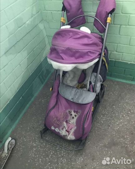 Санки коляска ника