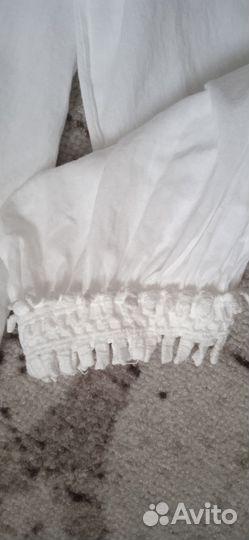 Блузка zara белая 116