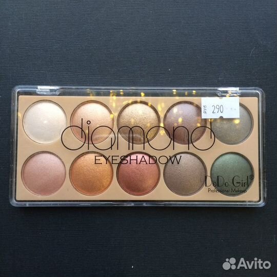Палетка теней 10 цветов Dodo Girl Diamond