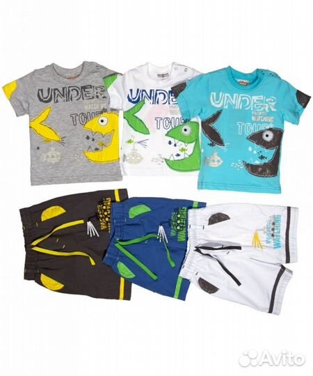 Комплект для мальчика:футболка, шорты