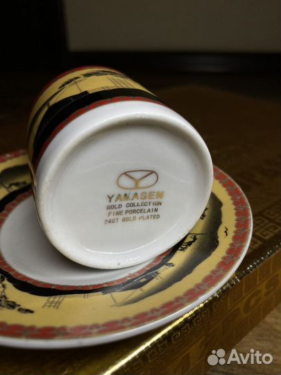 Кофейный сервиз,набор японский Yamasen gold