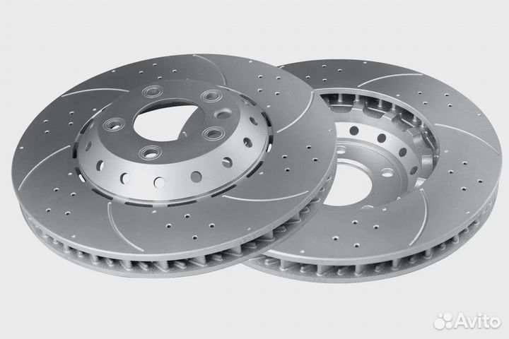 Тормозныe диски колодки Porsche Cayenne Turbo 958