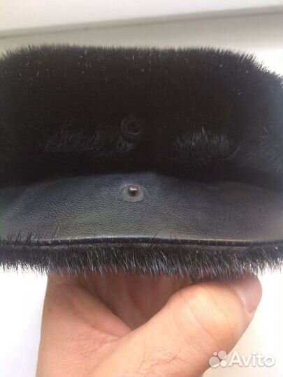 Меховая мужская кепка из нерпы