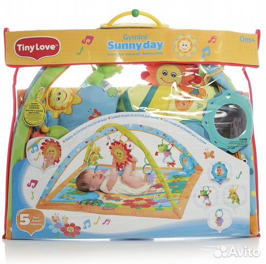 Развивающий коврик tiny love солнечная полянка