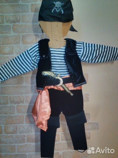 Карнавальный костюм 2-5лет пират пчела медведь др