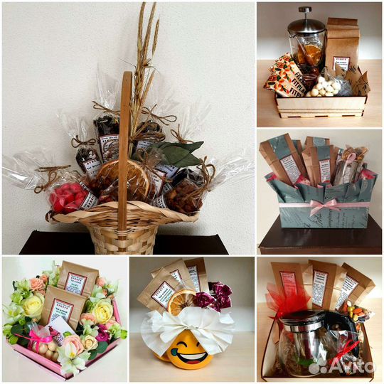 Вкусные букеты и корзины