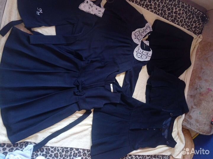 Школьная форма для девочки 134 темно синяя
