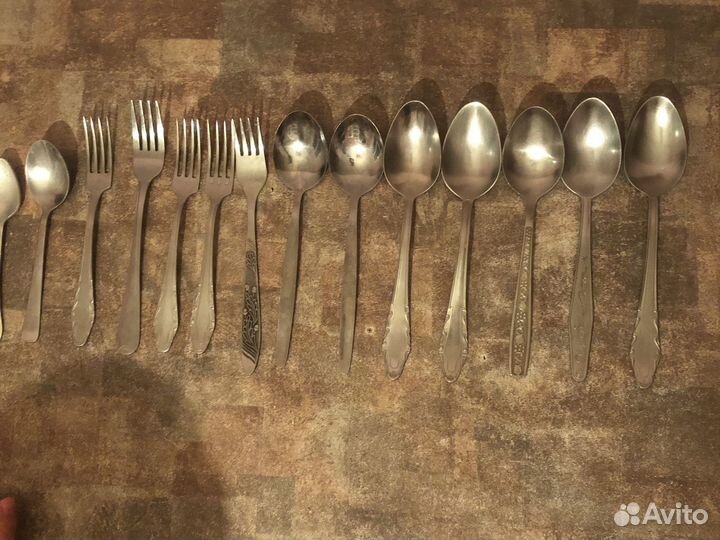Ложки вилки нержавейка СССР