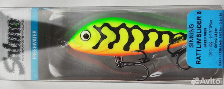 Джерки Salmo Rattlin Slider 8S