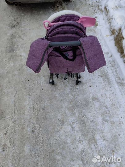 Санки коляска nika kids