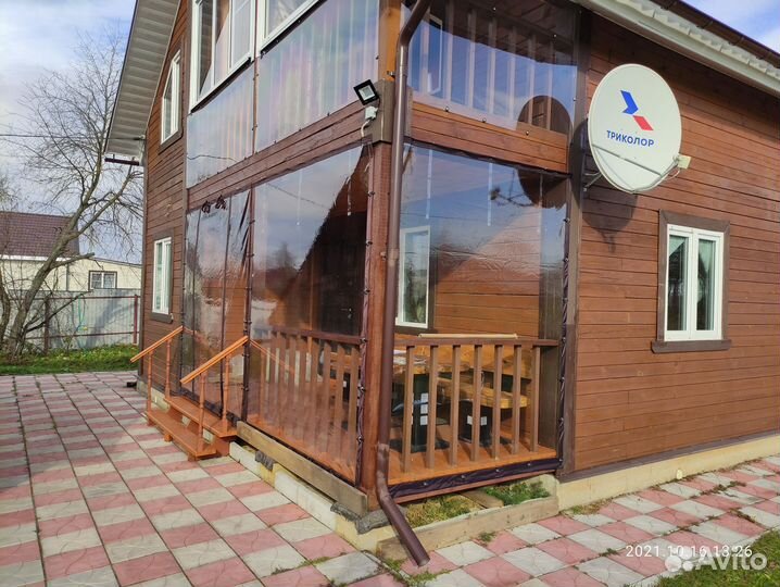 Мягкие окна на беседку