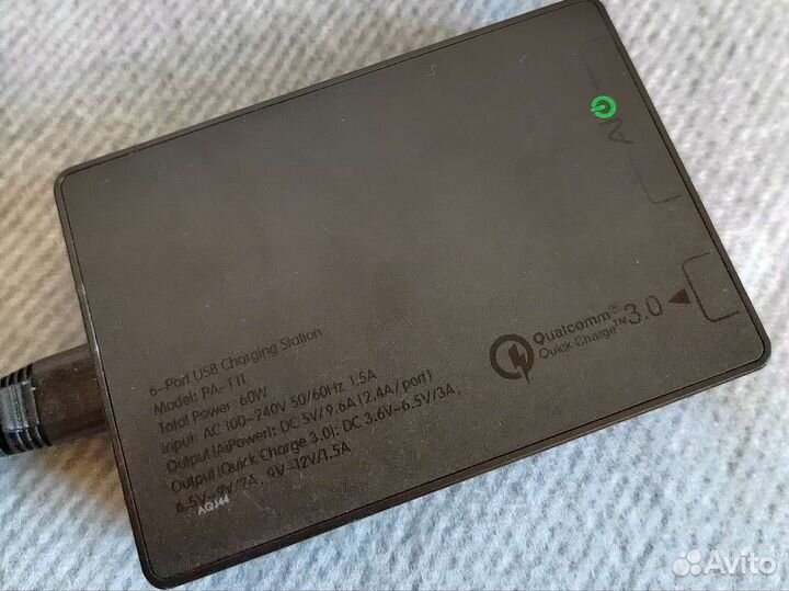 Сетевое зарядное устройство Aukey, 6USB-портов