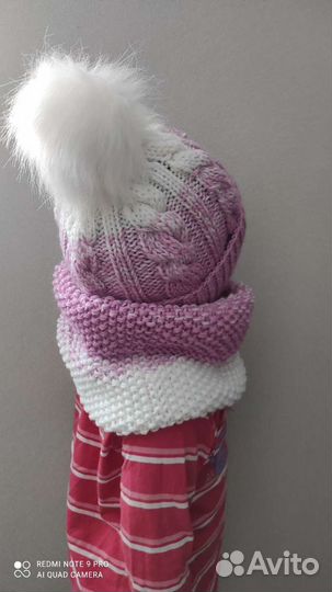 Комплект шапка и снуд