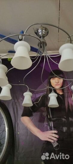 Люстра потолочная 8 рожков
