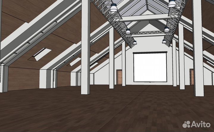 Sketchup услуги, отрисовка в 3d, рендер