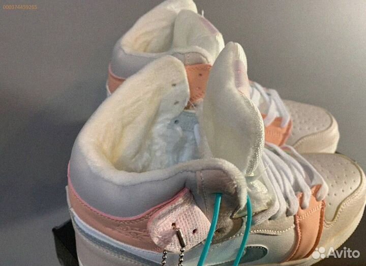 Кроссовки Nike Air Jordan тёплые (Арт.44371)