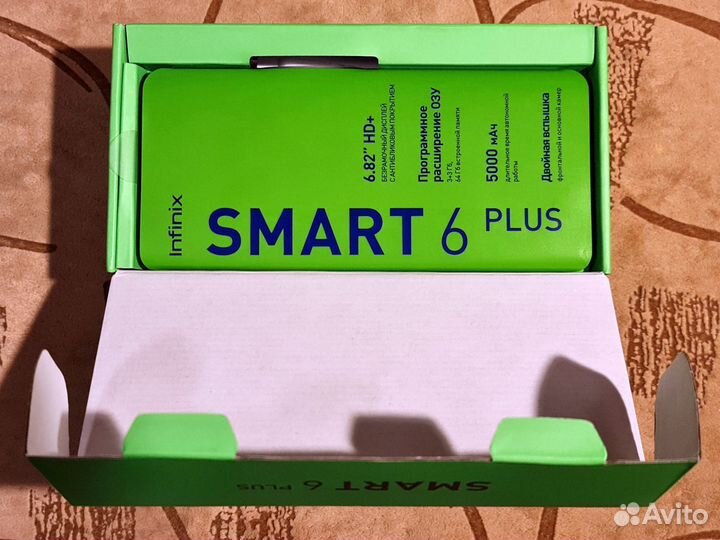 Смартфон Infinix Smart 6 Plus 3/64 гб (Новый)