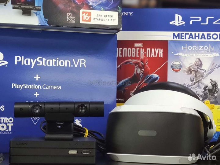Шлем Sony Playstation VR V2, V1 для PS4 Б/У