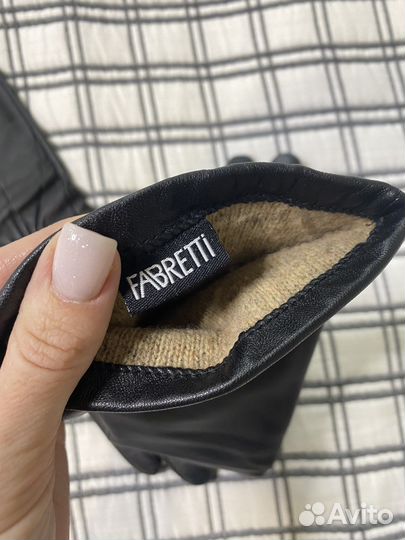 Перчатки женские кожа р.7.5