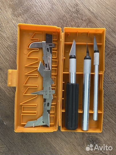 Ножи скульптурные + наждачная бумага+ полировка