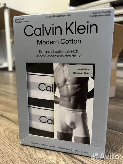 Трусы мужские calvin klein черные M, L оригинал