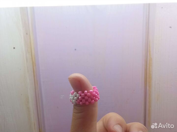 Кольцо с сердечком