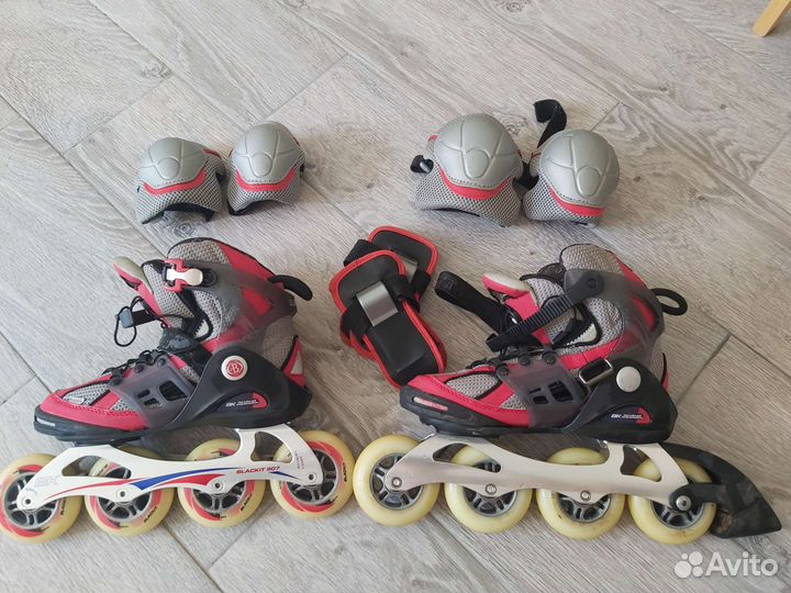 Роликовые Коньки blackit 907