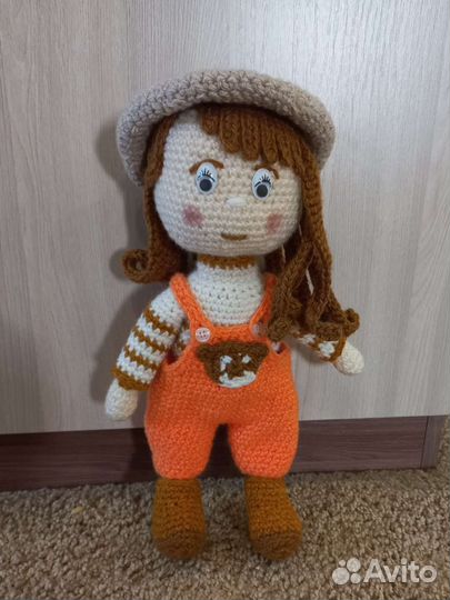 Вязаные игрушки.Амигуруми. Кукла Мина