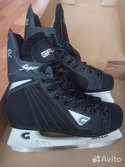 Коньки хоккейные graf super G
