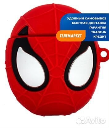 Силиконовый чехол для Apple AirPods (Дэдпул)