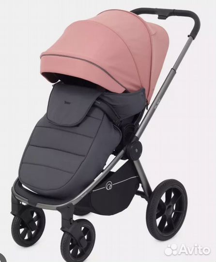 Коляска 2 в 1 универсальная rant flex 2023 розовая