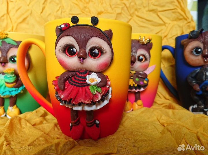 Кружка сова совенок подарок
