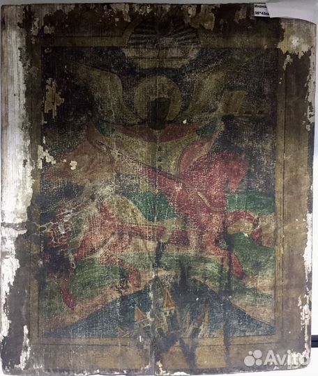 Икона. Смоленская Божья матерь. Конец 19 века