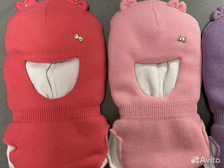 Шапка шлем детская