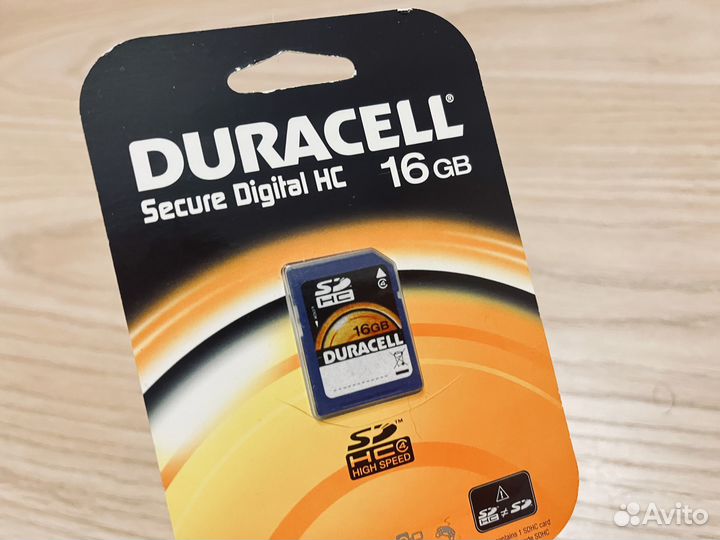 Карта памяти Duraсell sdhc 16 Гб