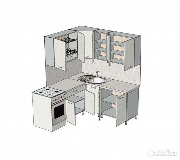 Кухня угловая