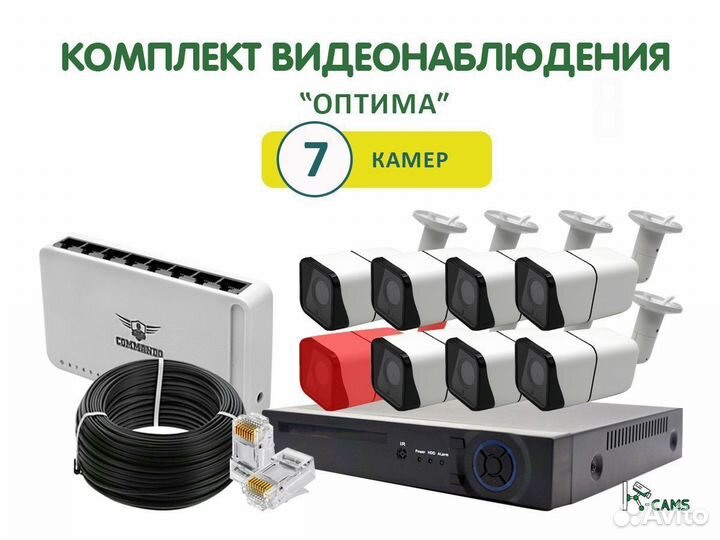 NEW Хит Видеонаблюдение Комплект видеонаблюдения о