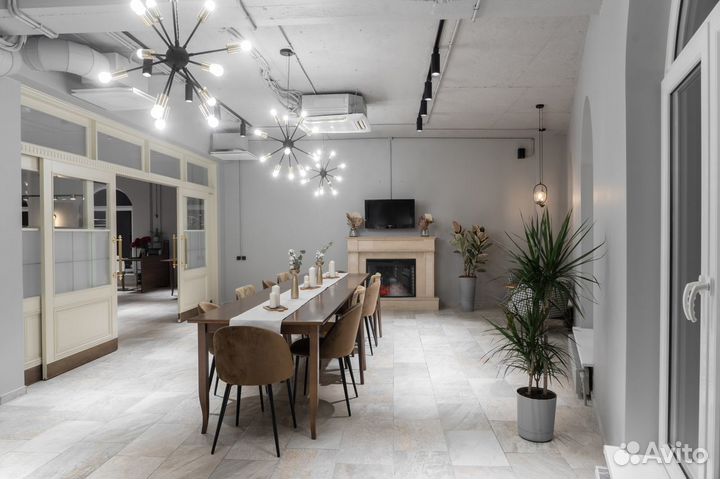 Аренда лофта для праздника, деловой встречи