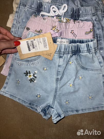 Новые шорты для девочки gloria jeans