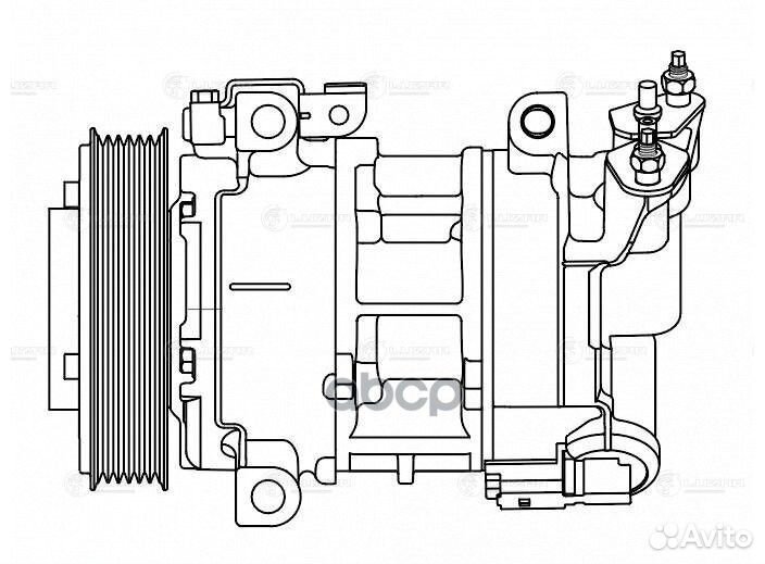 Компрессор кондиц. для ам Citroen C4 (04),Peug