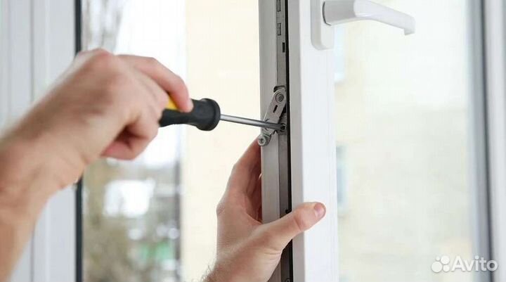 Регулировка пластиковых окон, дверей