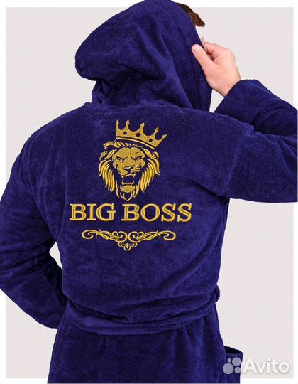 Халат банный для дома подарок мужчине юбилей