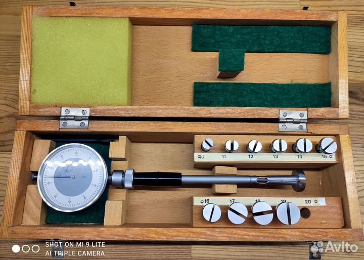 Нутромер цанговый into (10-20; 0,01), ГДР