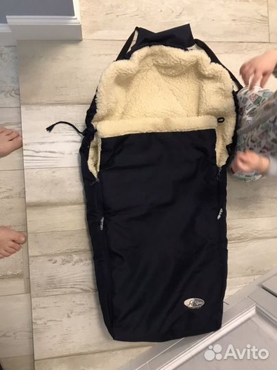 Конверт зимний на овчине