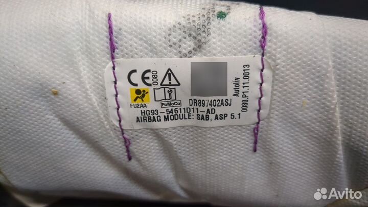 Подушка безопасности в сиденье Ford Fusion 2017- USA, 2020