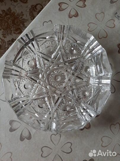 Хрустальная пепельница