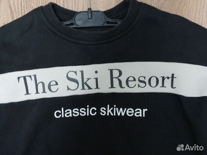 Свитшоты черно белый the ski resort